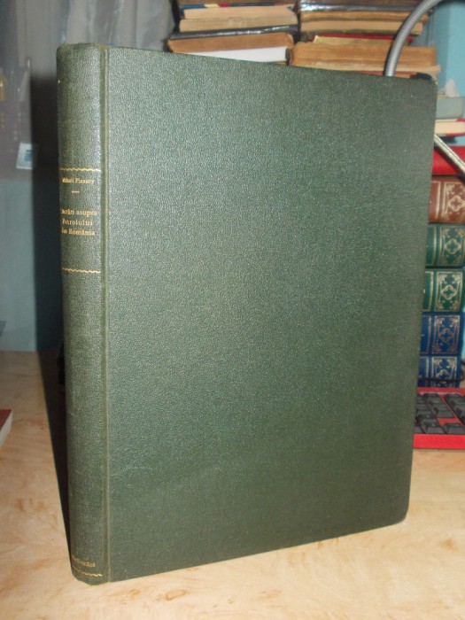 MIHAIL PIZANTY - LUCRARI ASUPRA PETROLULUI DIN ROMANIA , 1939 *