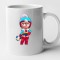 Cana alba personalizata Brawl Star - Janet, INOVATIX&reg;. 330 ml