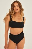 Undress Code chiloți de baie Good Luck Charm Bikini Bottom Plain culoarea negru, 785