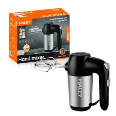 Mixer de Mana din Inox HALEY 500W &ndash; 5 Viteze, Motor Puternic, Accesorii pentru Gatit Profesional