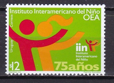 Uruguay 2002 aniversare institut al copiilului MI 2662 MNH w62 foto