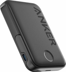 POWER BANK Anker &amp;quot;321 MagGo&amp;quot; 5.000 mAh, 7.5W PD si Power IQ 3.0, 1 x USB-C, suport integrat, 125 g, negru, &amp;quot;A1618G11&amp;quot; (timbru verde 0.98 lei) - 019464 foto