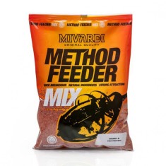 Mivardi Method feeder mix - Cherry &amp;amp;amp; Fish Protein 1kg foto