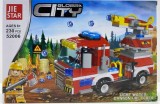 Lego camion de pompieri cu tunuri de apa 52006