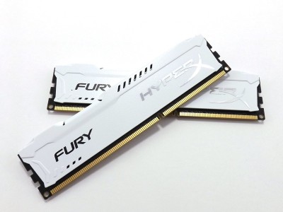 Memorie PC- HyperX Fury-White 8GB (2X4GB), DDR3/1600MHz foto