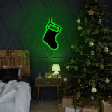 Cumpara ieftin Lampa de perete Socks 2, Neon Graph, 19x35 cm, verde