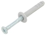 Plastic Anchor with Screw 5x30mm Zinc-Plated Steel 100pcs