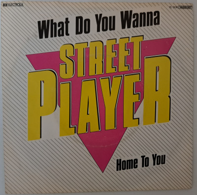 Disc vinil 7# Streetplayer - What Do You Wanna -EMI - 1C006 1468087 foto