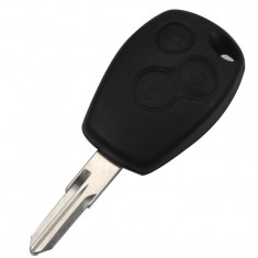 Carcasa Cheie Auto Techstar® Renault Megane, Clio, Laguna, Dacia Logan, Duster, Sandero, 3 Butoane, VAC102