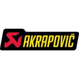 MBS AKRAPOVIC LOGO STICKER 120 X 34,5 MM, AKRAPOVIC, EA, Cod Produs: 43201119PE