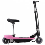 Cumpara ieftin Trotinetă electrică cu șa, roz, 120 W