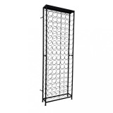 vidaXL Suport sticle de vin pentru 108 sticle, metal