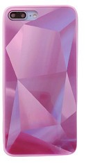 Huse telefon cu textura diamant Iphone 7 Plus ; Iphone 8 Plus , Roz foto