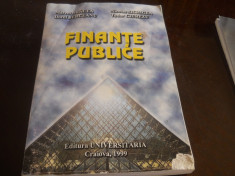 Finante publice- M.Dracea,Nicolae Sichigea, D. Berceanu,Tudor Ciurezu 1999 foto