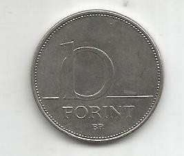 No(4) moneda- UNGARIA- 10 FORINT 2006 foto