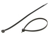 Colier de str&acirc;ngere poliamidă neagră 292mm