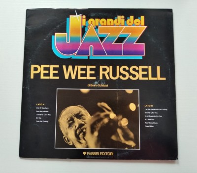 Pee Wee Russell - vinil JAZZ, Fabbri Editori 1979, I Grandi Del Jazz, LP 33 RPM foto
