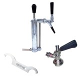 Set cu pompă de picnic cu robinet cu piston 3/4 ieșire CO2, Cuplă butoi bere: Type D