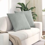 vidaXL Perne pentru canapea 2 pcs Gri deschis 60 x 60 cm 42014014