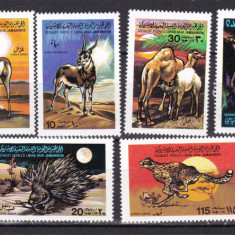 Libia 1979 fauna MI 704-711 MNH ww81