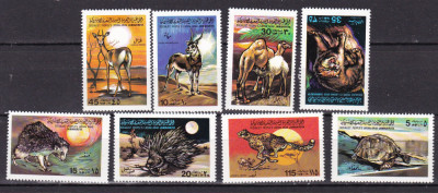 Libia 1979 fauna MI 704-711 MNH ww81 foto