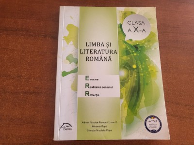 Limba si literatura romana.Clasa a X-a de A.N.Romonti,M.Popa,Stanuta N.Popa foto
