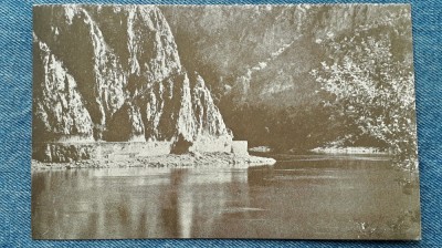 501 - Dunarea la Cazane / carte postala necirculata interbelica foto