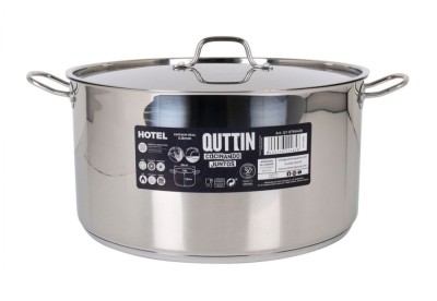 Cratita inox cu capac,19 litri, model Hotel foto