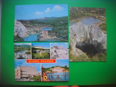 HOPCT LOT 3159 SLANIC PRAHOVA -JUD PRAHOVA- 3 CARTI POSTALE-CIRCULATE foto