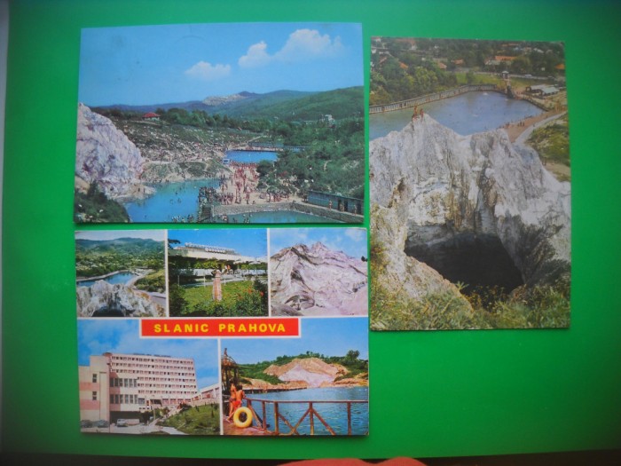 HOPCT LOT 3159 SLANIC PRAHOVA -JUD PRAHOVA- 3 CARTI POSTALE-CIRCULATE