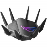 Router Gaming Wireless ASUS ROG Rapture GT-AXE11000, AXE11000, Tri-Band, Quad-Core 1.8GHz CPU, 256MB/1GB Flash/RAM, 2.5G port, AiProtection Pro, Adapt
