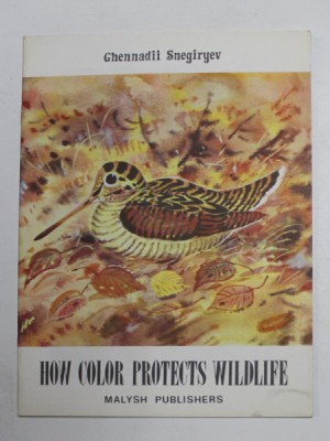 HOW COLOR PROTECTS WILDLIFE by GHENNADII SNEGIRYEV , 1980 foto