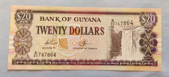Guyana - 20 Dollars / Dolari ND (1996-2018) s864