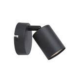Aplica perete Klausen Spike AP1-B design industrial negru metal 9.5x13.5x8 cm corp iluminat modern pentru accent interior soclu GU10 durabil elegant