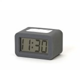 Ceas LED cu alarma cu carcasa din cauciuc, Platinet Zegar Alarm Clock, (gri)