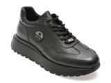Pantofi sport GRYXX negri, 58211, din piele naturala