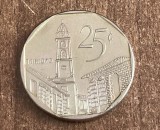 C50 - Moneda foarte veche - Cuba - 25 centavos - 2001, America Centrala si de Sud