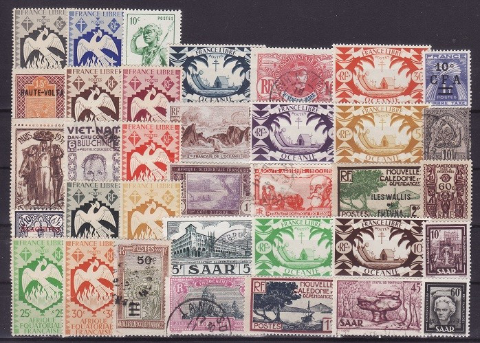 4566 - lot timbre Colonii franceze