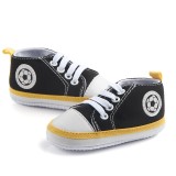 Tenisi negri pentru bebelusi - Football (Marime Disponibila: 6-9 luni (Marimea