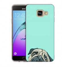 Husa Samsung Galaxy C7 C7000 Silicon Gel Tpu Model Curious Pug foto