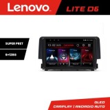 Navigatie Honda Civic 2016-2020 8 core 6+128 GB Android Waze USB Navigatie Internet Youtube Radio Lenovo CarStore Technology