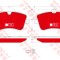 Set placute frana,frana disc MERCEDES CLC-CLASS (CL203) (2008 - 2011) TRW GDB1413DTE