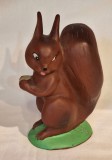 VEVERITA figurina din cauciuc Jucarie Aradeanca anii 1970 varianta culoare RARA