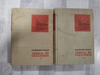 Jurnal de calatorie vol.1 si 2 de N.N.Mikluho-Maklai foto