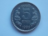 5 RUPEES 1999 INDIA
