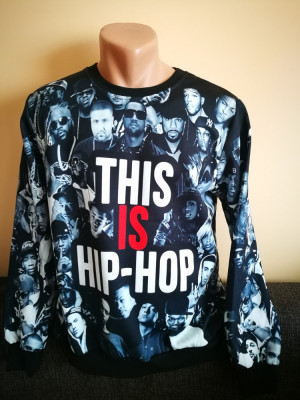 Bluza This is Hip Hop. Bluza retro pentru fanii hip-hop,rapp. Jay-Z,etc. foto