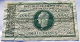 487. Bancnota Franta -Tresor Central 1000 francs