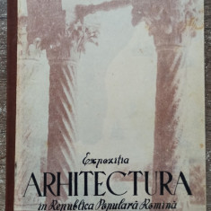 Expozitia Arhitectura in Republica Populara Romana 1955