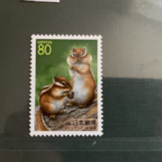 japonia - serie timbre animale fauna nestampilata MNH