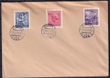 Plic Circulat Protectoratul Boemiei și Moraviei 1943 Serie Richard Wagner Ștampilat Plzeň / Pilsen - A006